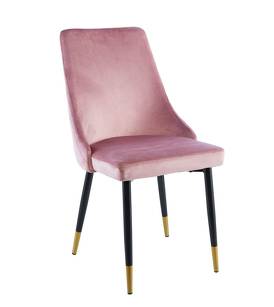 Krzesło velvet  GRS-031  różowe