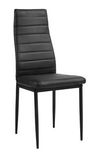 Krzesło velvet  F261-3-KD  czarne
