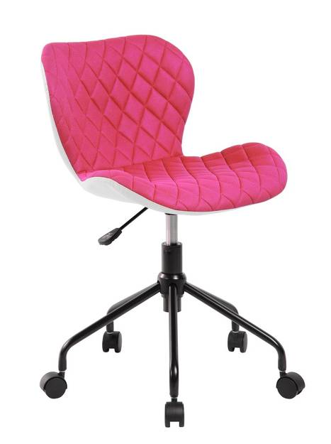 Fotel obrotowy QZY-85   (różowo/białe)
