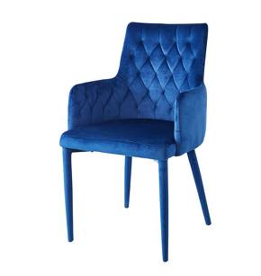 Krzesło velvet  MC-02-2  niebieskie