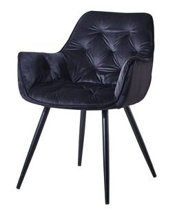 Krzesło velvet  HF-058  czarne
