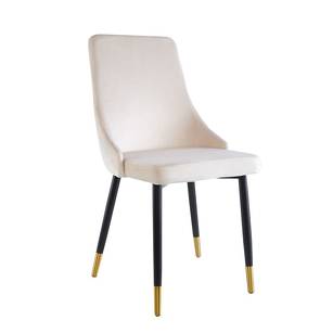 Krzesło velvet  GRS-031  beżowe