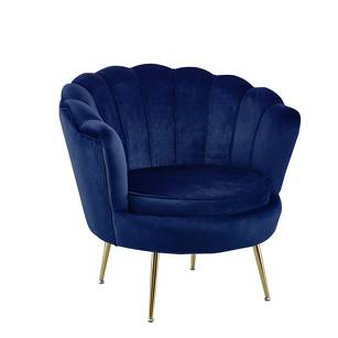 Fotel velvet  LC-032-1  (niebieski)